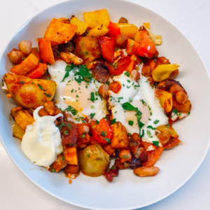 Aardappel shakshuka